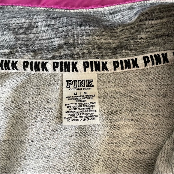 SOLD - Gray PINK Light Hoodie - Picture 4 of 6